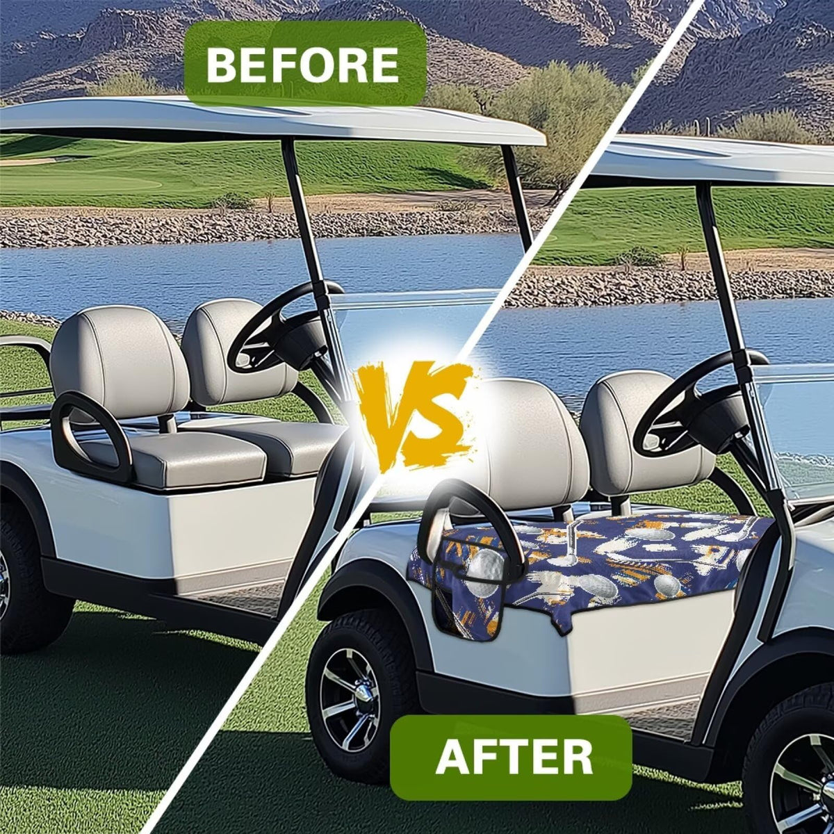 Suobstales seat cover offers all-season comfort from cooling in summer to warmth in winter.