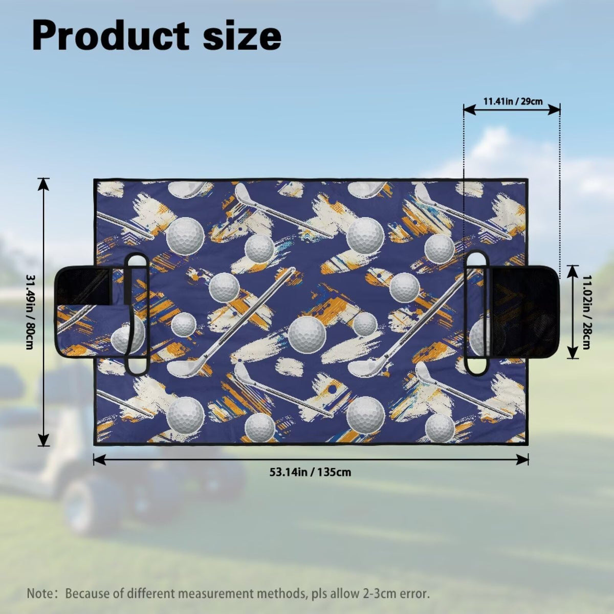 Suobstales blanket-style cover delivers universal fit and easy machine washing.