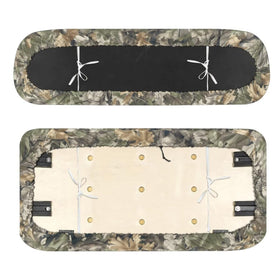 Suobstales front seat cover in camouflage adds durable protection and style.