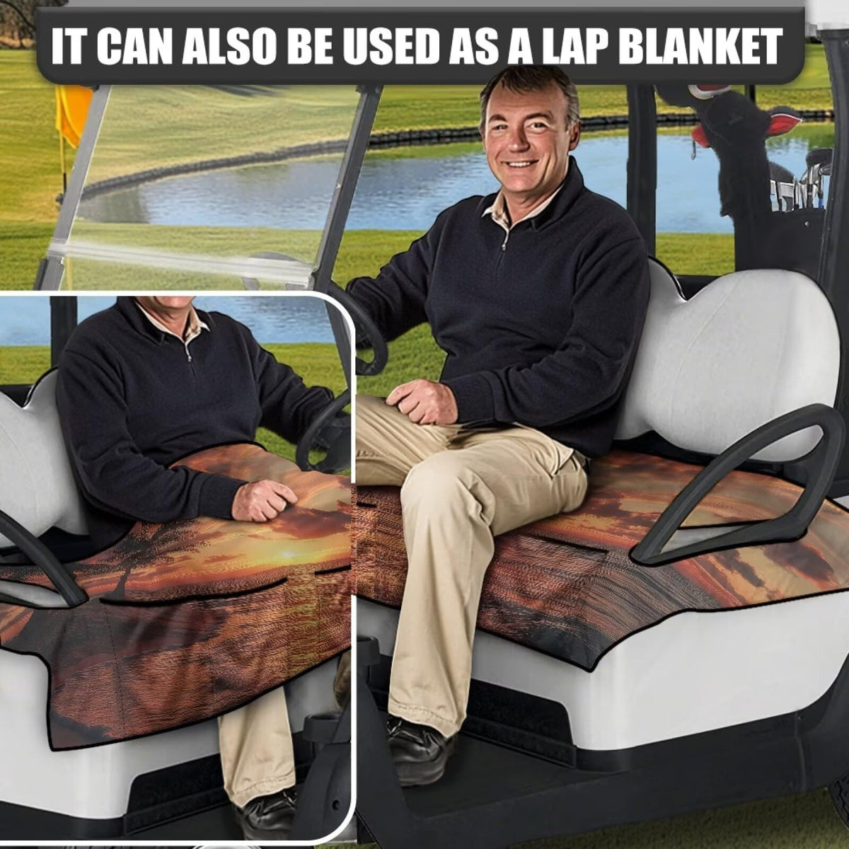 Suobstales non-slip design helps keep the cover in place even on warm days.