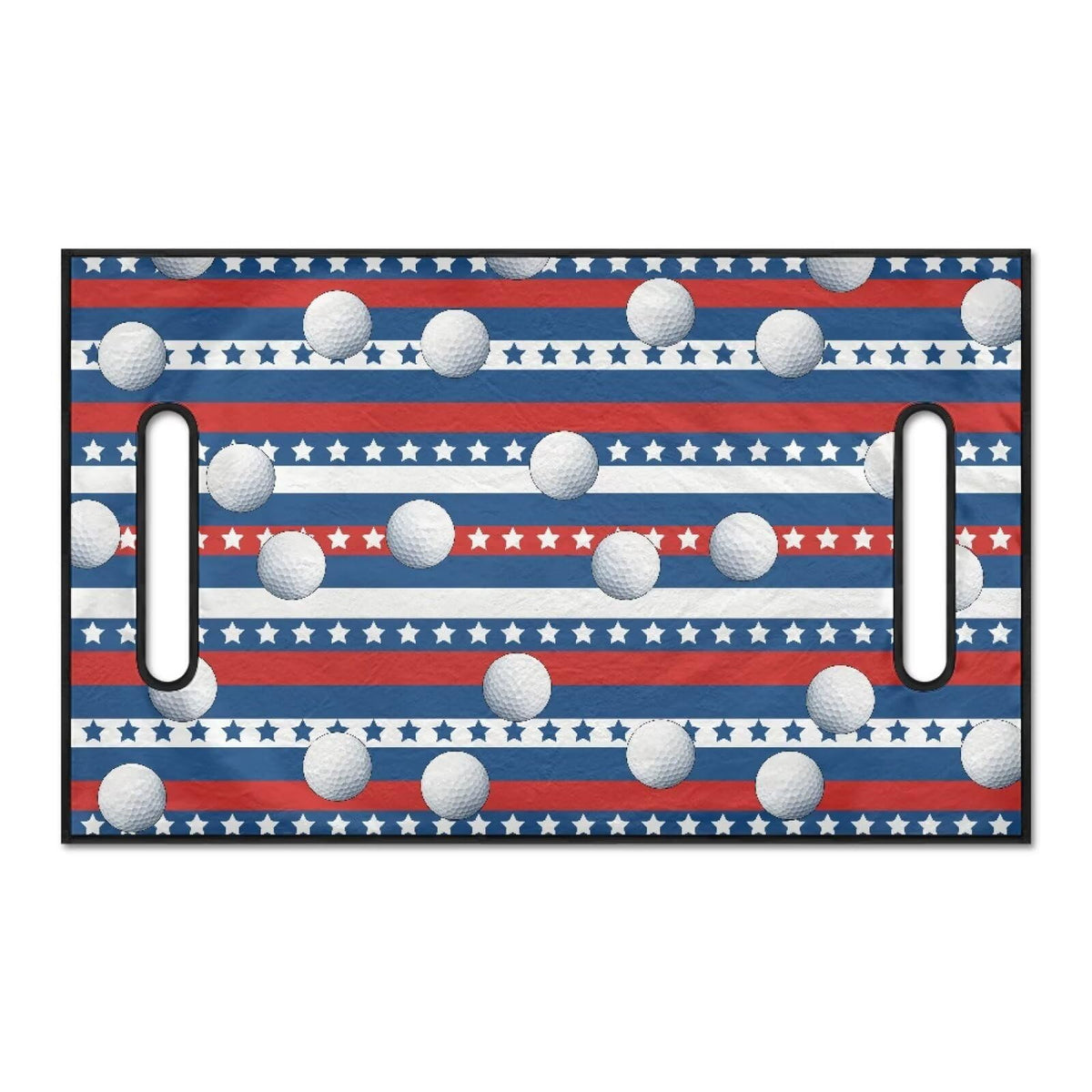 Suobstales patriotic summer seat blanket provides cooling comfort and cleanliness.