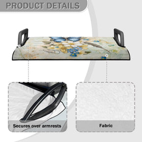 Suobstales durable polyester-spandex fabric stands up to outdoor use on carts.