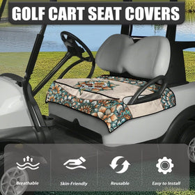 Suobstales seat cover with four pockets to organize sunglasses towels and gloves