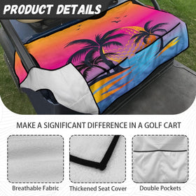 Suobstales seat cover protects seats from dust and sweat while maintaining comfort.