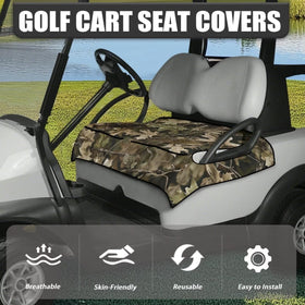 Suobstales seat cover provides protection from dust and sweat while adding cushioning.