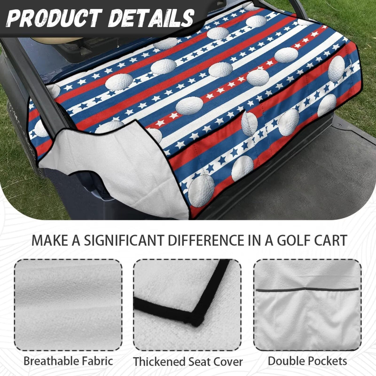 Suobstales seat cover prevents dust and sweat buildup, adding cushioning.