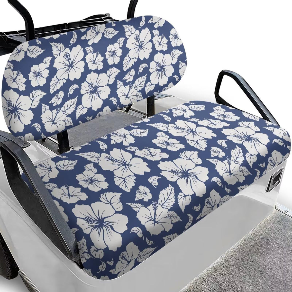 Suobstales Tropical Hibiscus front seat cover adds style and protection.