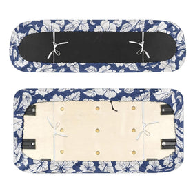 Suobstales Tropical Hibiscus rear backrest cover protects against stains.