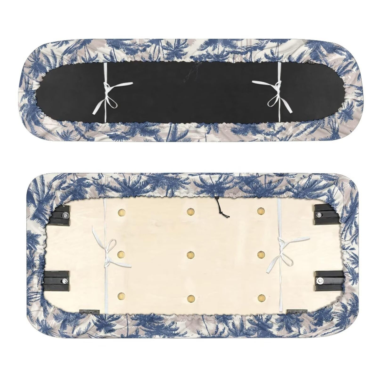 Suobstales rear backrest cover with palm print updates cart interior
