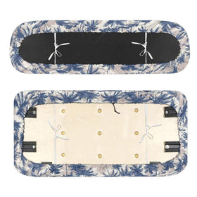 Suobstales rear backrest cover with palm print updates cart interior