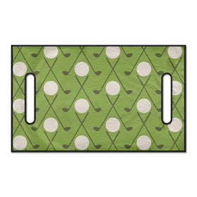 Suobstales two-person golf cart seat blanket provides cushioning