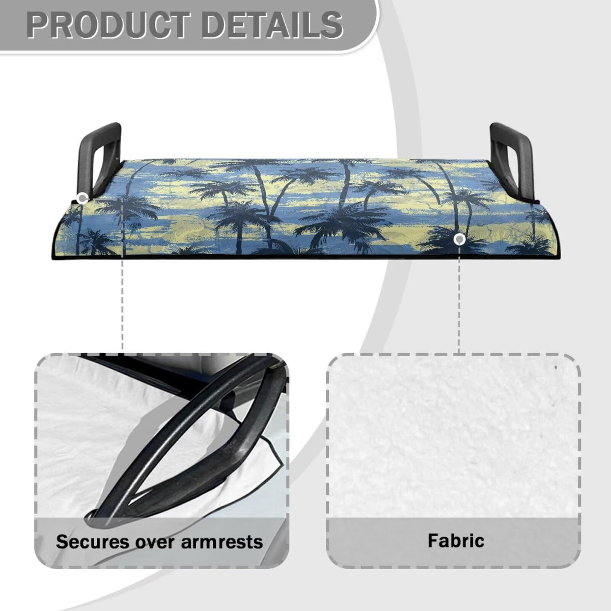 Suobstales universal-fit seat protector fits most two-seat carts.