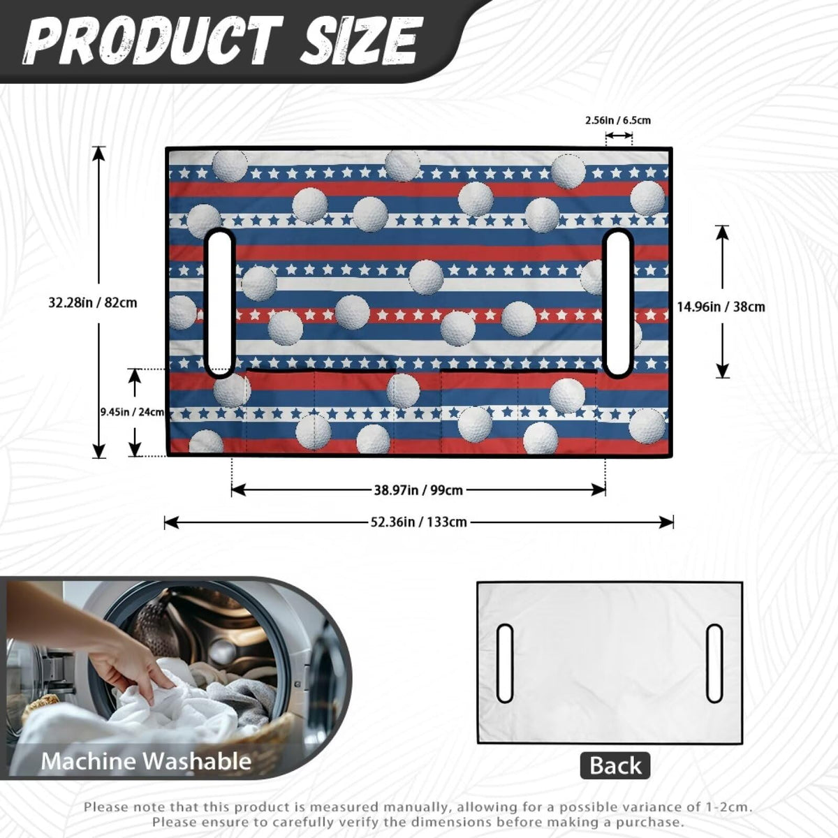 Suobstales washable design keeps your cart looking fresh after rounds.