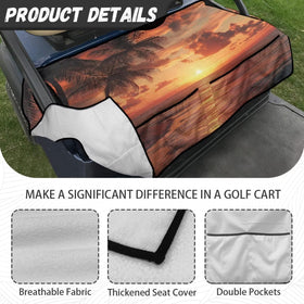 Suobstales washable fabric makes cleaning simple after a round in sun and dust.