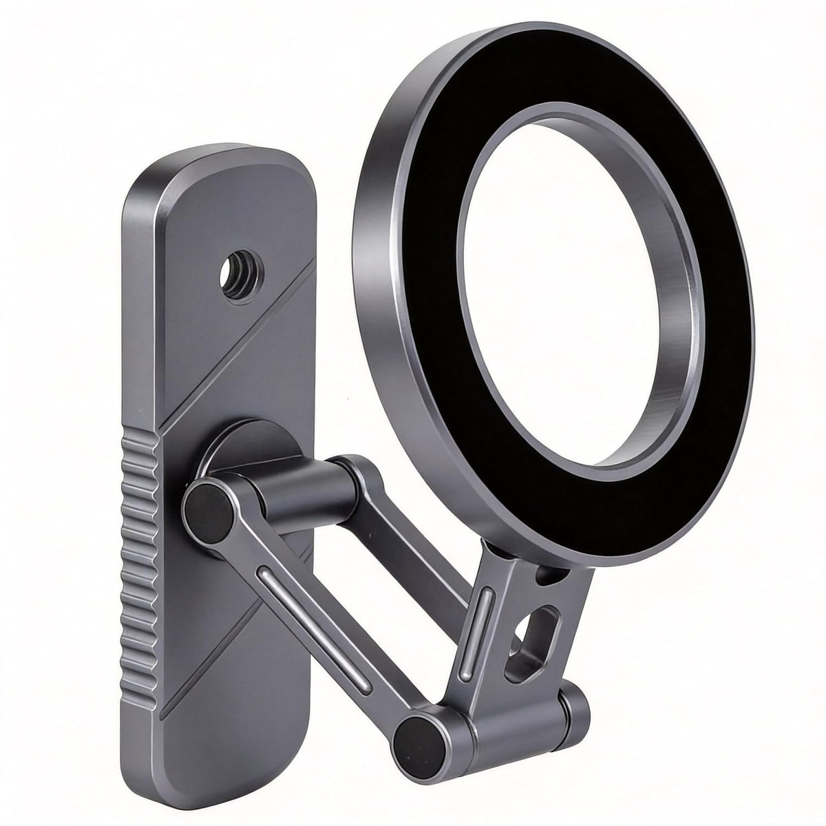 SUPBEE magnetic golf cart holder with triple-fold arm for flexible viewing