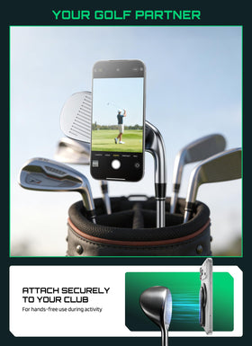 Angled view of SUPCASE holder demonstrating landscape and portrait rotation