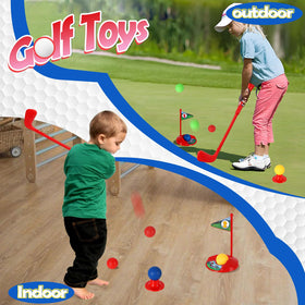 Four kid-friendly clubs offering a realistic mini golf feel for youngsters