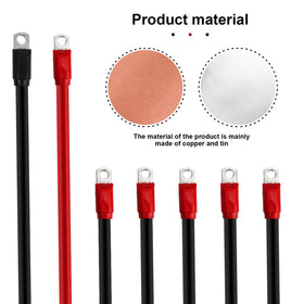 Superbobi golf cart cables 27-inch black close-up for high-heat reliability