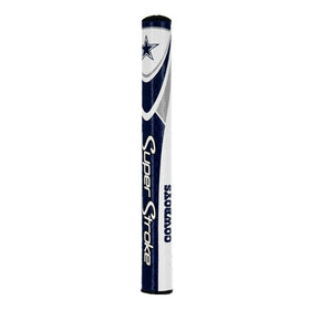 SuperStroke Dallas Cowboys grip with cross-traction texture improves moisture control in wet conditions.