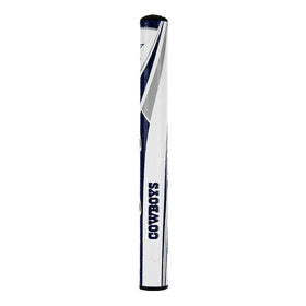 SuperStroke Mid Slim 2.0 grip close-up shows foam-core balance for a smoother stroke.