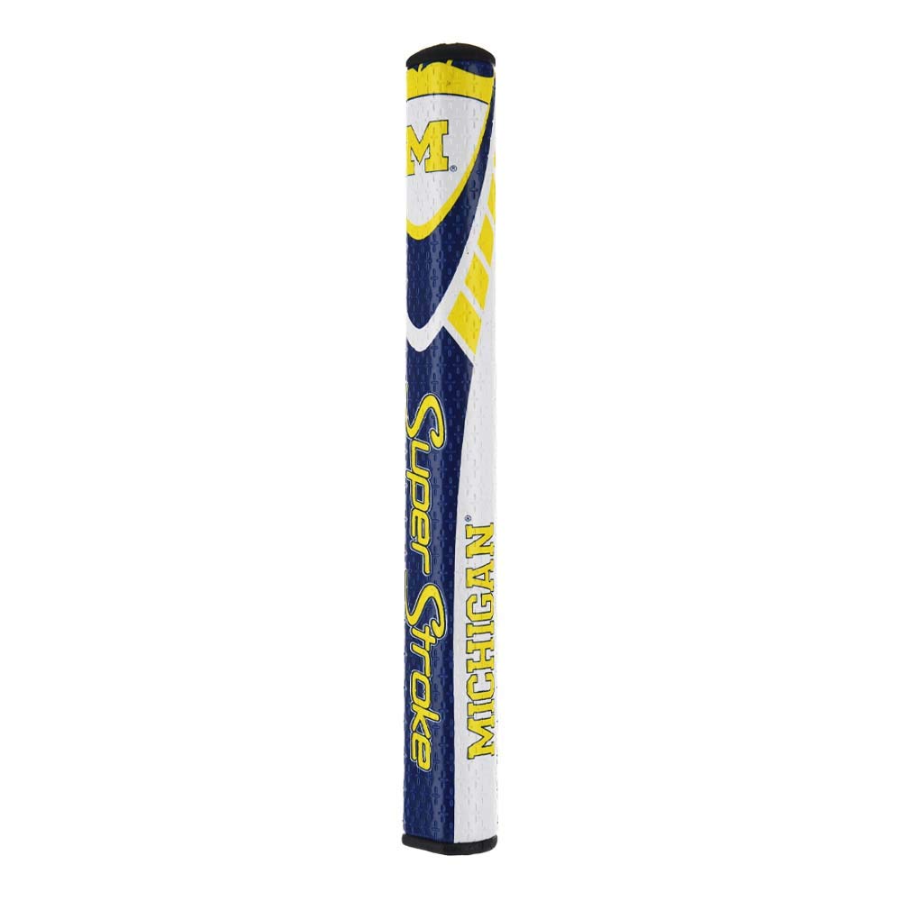 Oversized profile grip aiding balance and alignment on longer putts