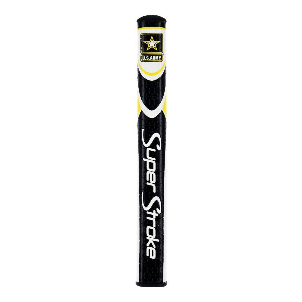 SuperStroke Military Army Mid Slim 2.0 grip, top view, promotes even pressure for a smoother stroke