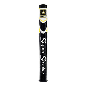 SuperStroke Military Army Mid Slim 2.0 grip, top view, promotes even pressure for a smoother stroke