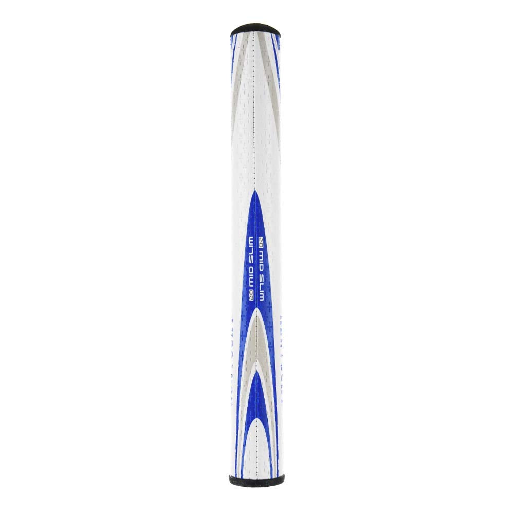 Kentucky branding badge on blue-white grip boosts brand visibility and team spirit.