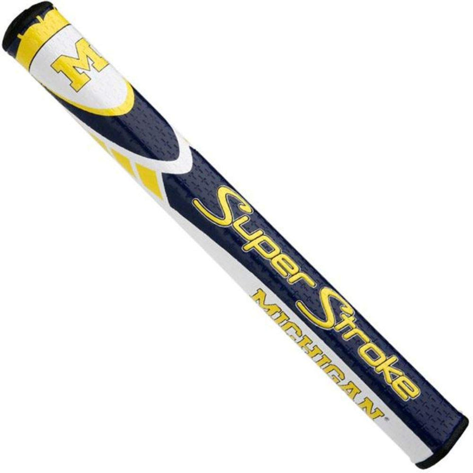 SuperStroke NCAA Michigan Mid Slim 2.0 grip with smooth, consistent stroke in mind