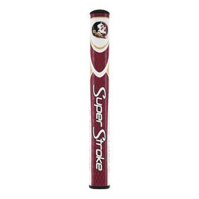 SuperStroke NCAA Mid Slim 2.0 grip on-putter showcasing oversized profile for steadier balance.