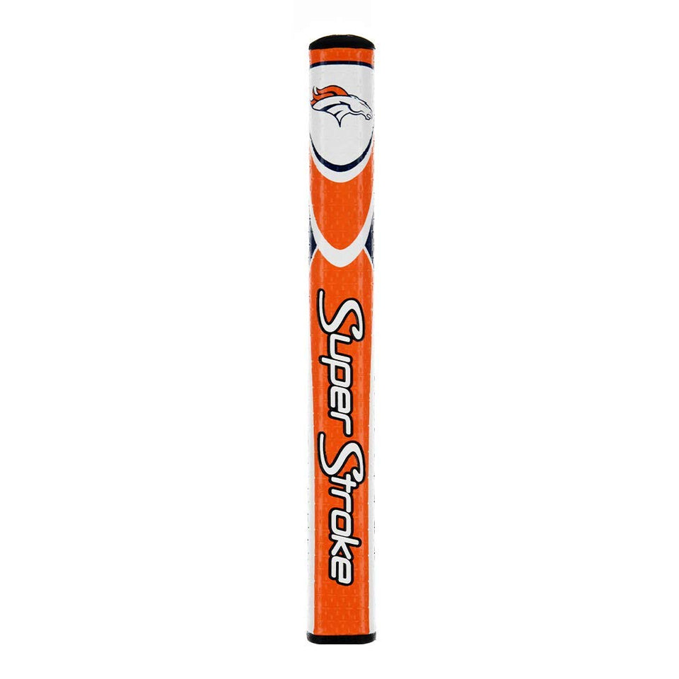 SuperStroke NFL Denver Broncos Mid Slim 2.0 grip on a putter improves stroke consistency