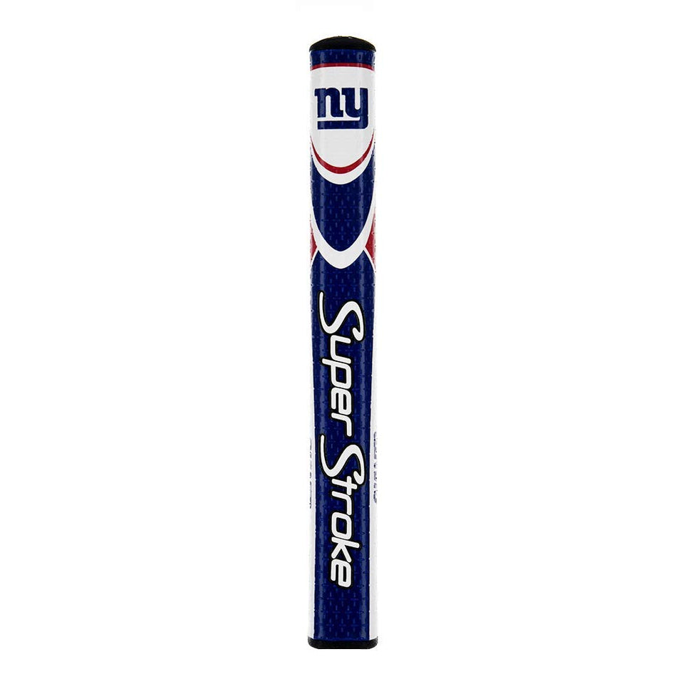 SuperStroke NFL Giants Mid Slim 2.0 grip with Cross-Traction texture for secure hold