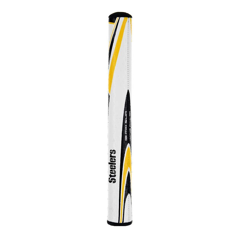 Black and gold Steelers grip complements team style with grip control.