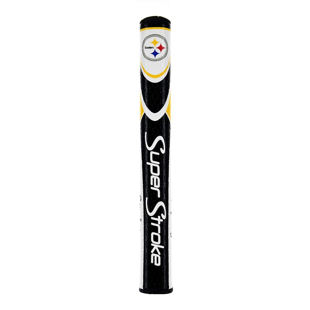 Super Stroke NFL grip for Steelers mid slim 2.0 offers balanced, confident putting.