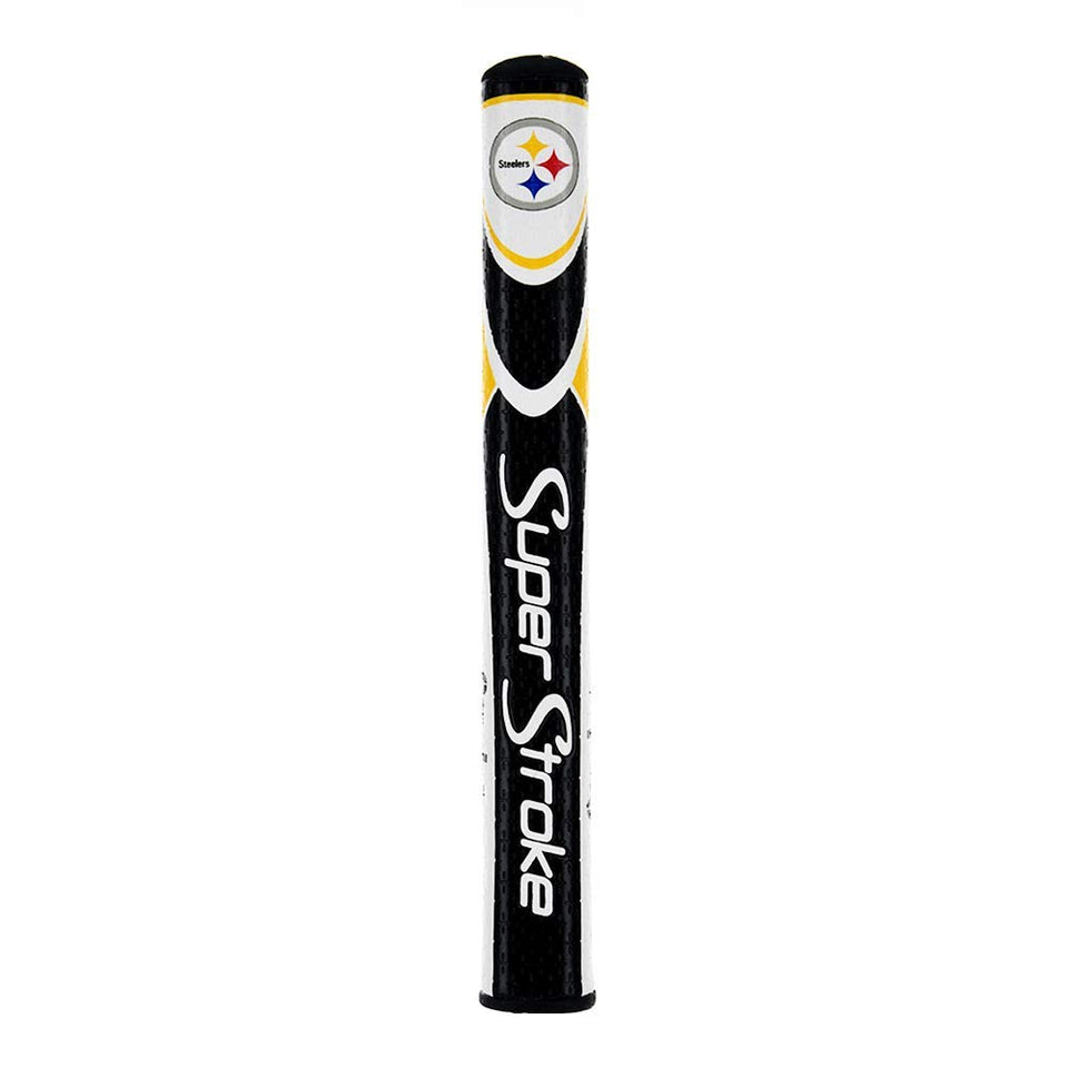 Super Stroke NFL grip for Steelers mid slim 2.0 offers balanced, confident putting.