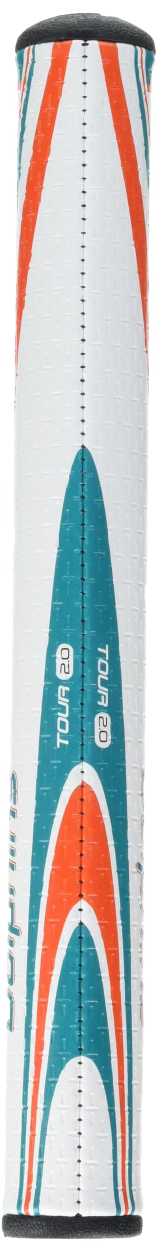 SuperStroke NFL Traxion Tour grip in hand offers tacky feel and secure control.