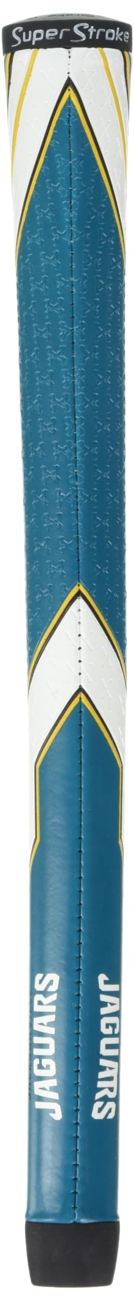 SuperStroke NFL Traxion Tour grip oversized profile improves balance and stroke control.