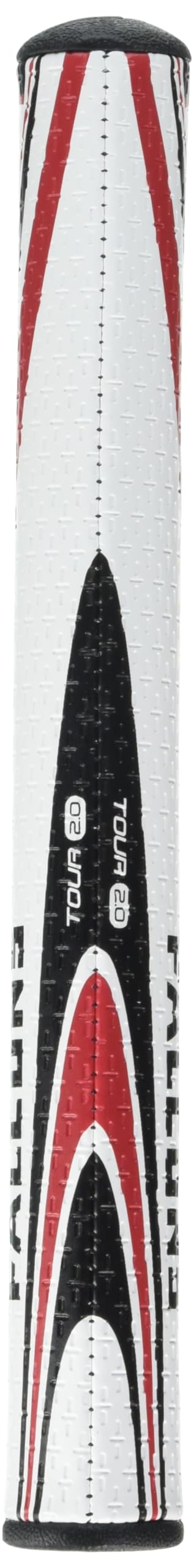 SuperStroke NFL Traxion Tour putter grip side profile displaying oversized footprint for balanced stroke