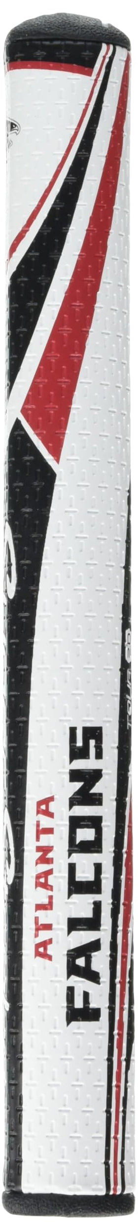 SuperStroke NFL Traxion Tour putter grip texture closeup showing tackiness and grip feedback