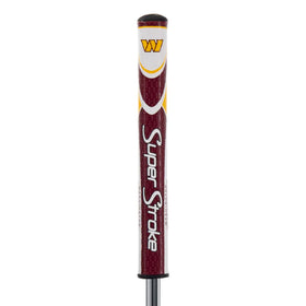 SuperStroke NFL Traxion Tour grip in hand shows steady control and tackiness for better putts