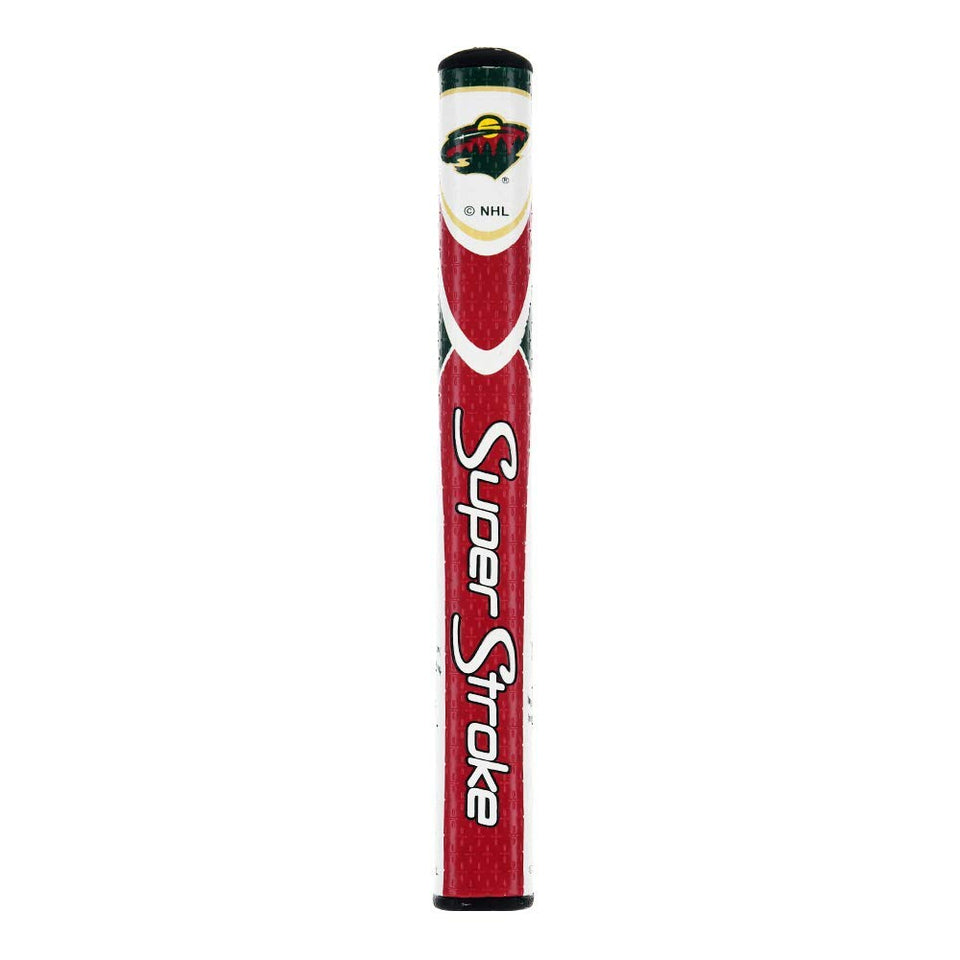 SuperStroke NHL grip with cross-traction texture for secure, weather-ready hold.