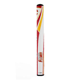SuperStroke NHL Putter Grip logo with Calgary Flames branding motivates confident play.
