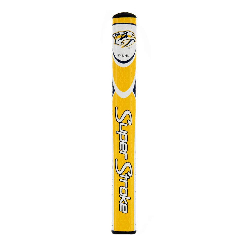 SuperStroke NHL putter grip with cross-traction texture for secure grip in all weather