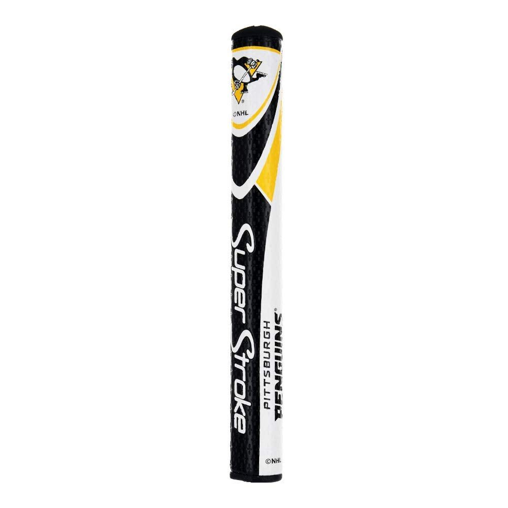 SuperStroke NHL grip cross-traction texture enhances grip stability in wet or dry conditions.