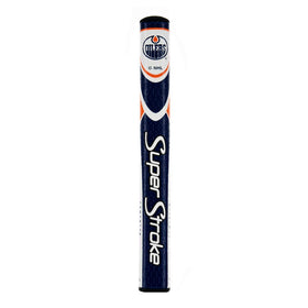 SuperStroke NHL putter grip with Edmonton Oilers colors provides stable control on the greens.