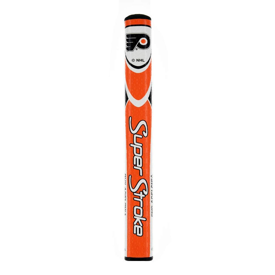 SuperStroke NHL putter grip with Flyers logo for precise control in all weather.