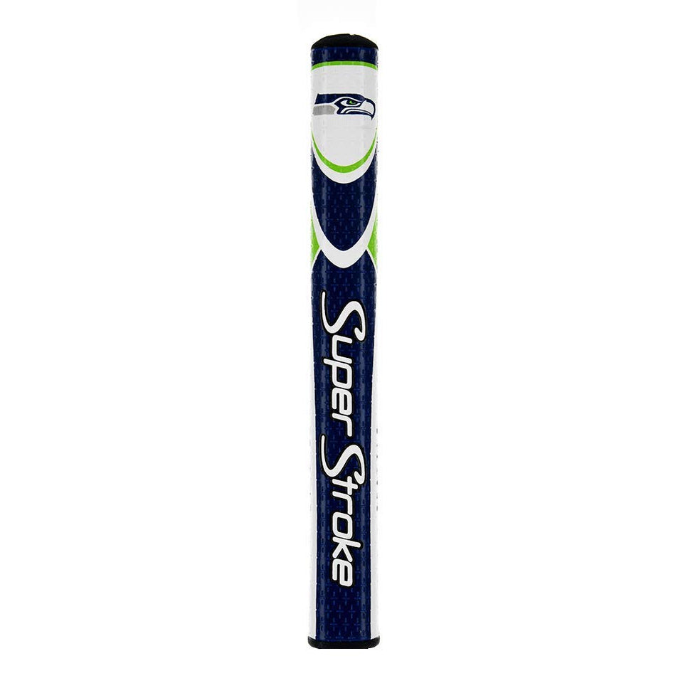 SuperStroke Seattle Seahawks Mid Slim 2.0 grip front view for balanced putts