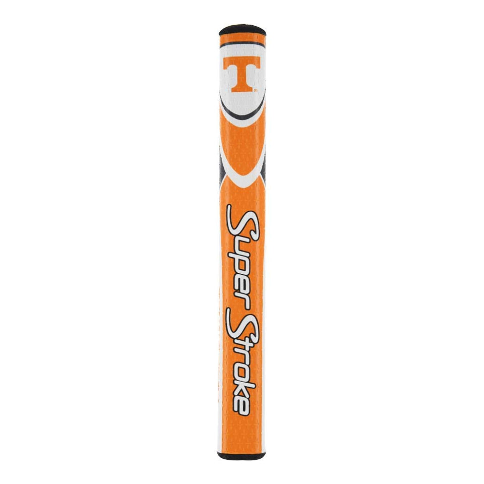 SuperStroke Tennessee Mid Slim 2.0 grip front view with white and orange branding.
