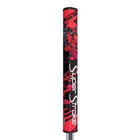 SuperStroke Tour 2.0 Deadpool grip side no-taper highlight for lighter grip pressure.
