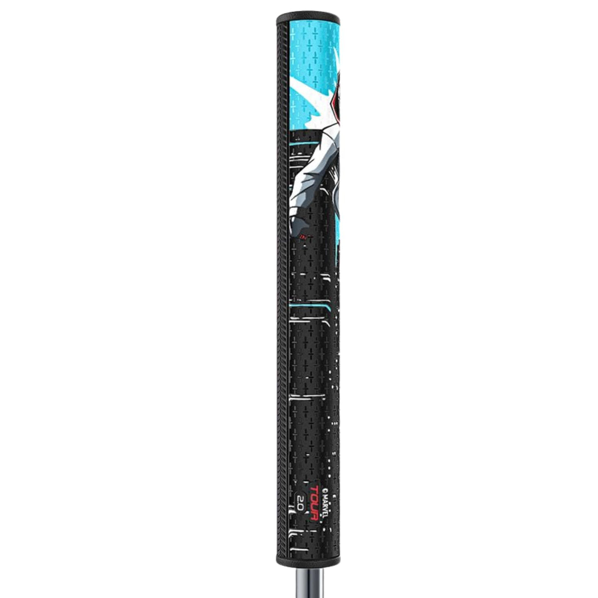 SuperStroke Tour 2.0 Miles Morales grip No Taper design reduces tension